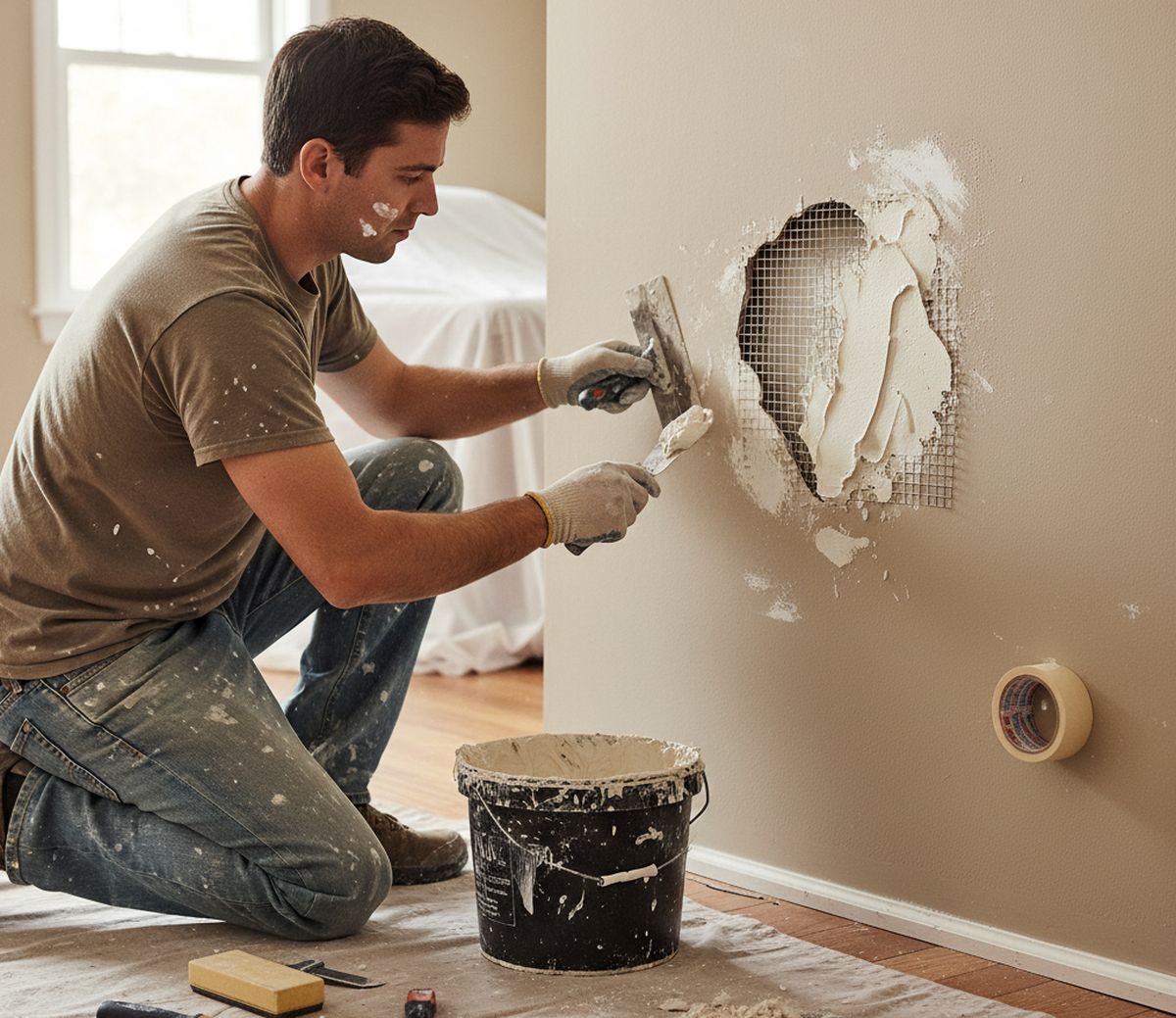 comment reboucher un trou dans le mur