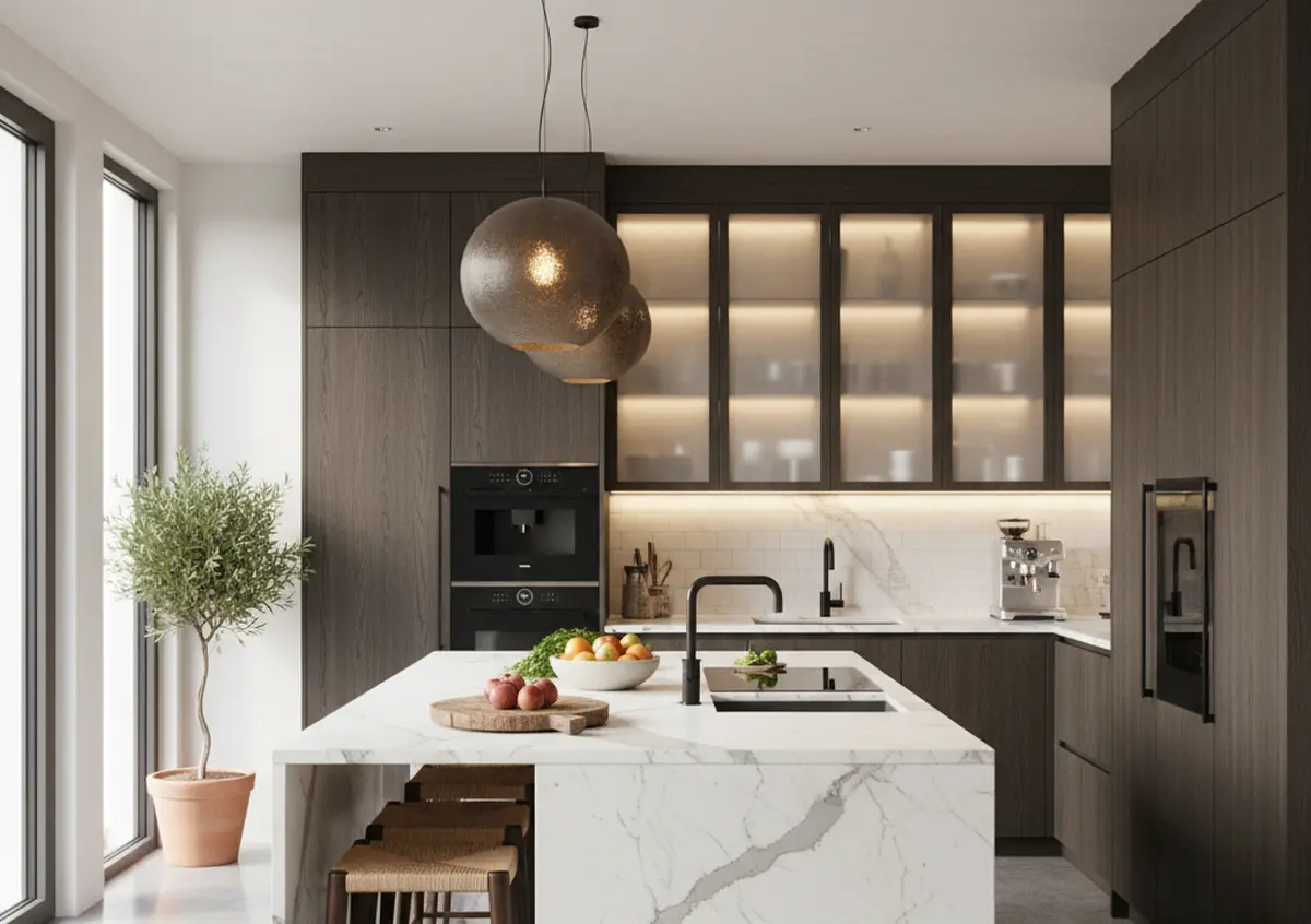 Idées aménagement cuisine moderne : configurations pratiques et tendances 2026