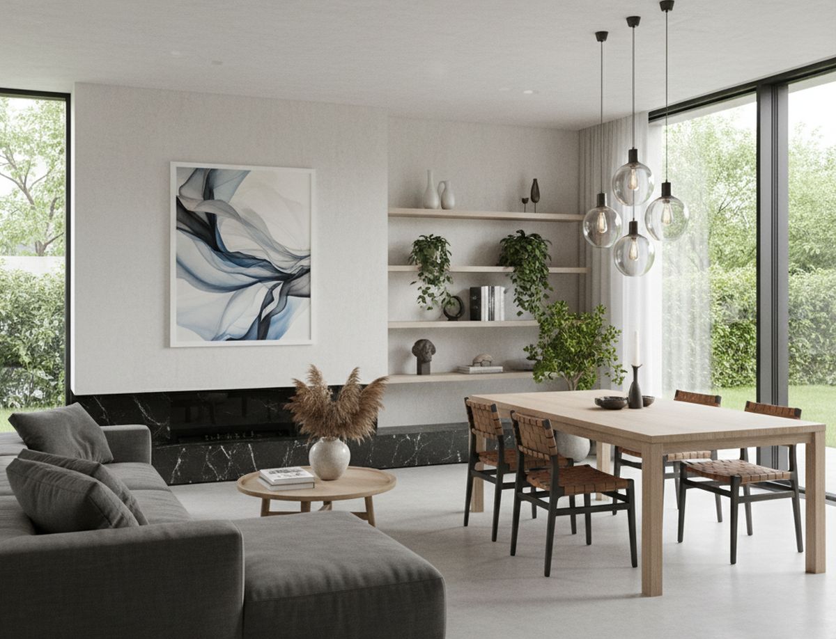 Idées d&rsquo;aménagement pour un salon salle à manger de 40m²